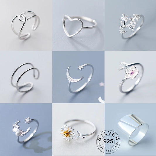 Silver Ring "Simple Life"