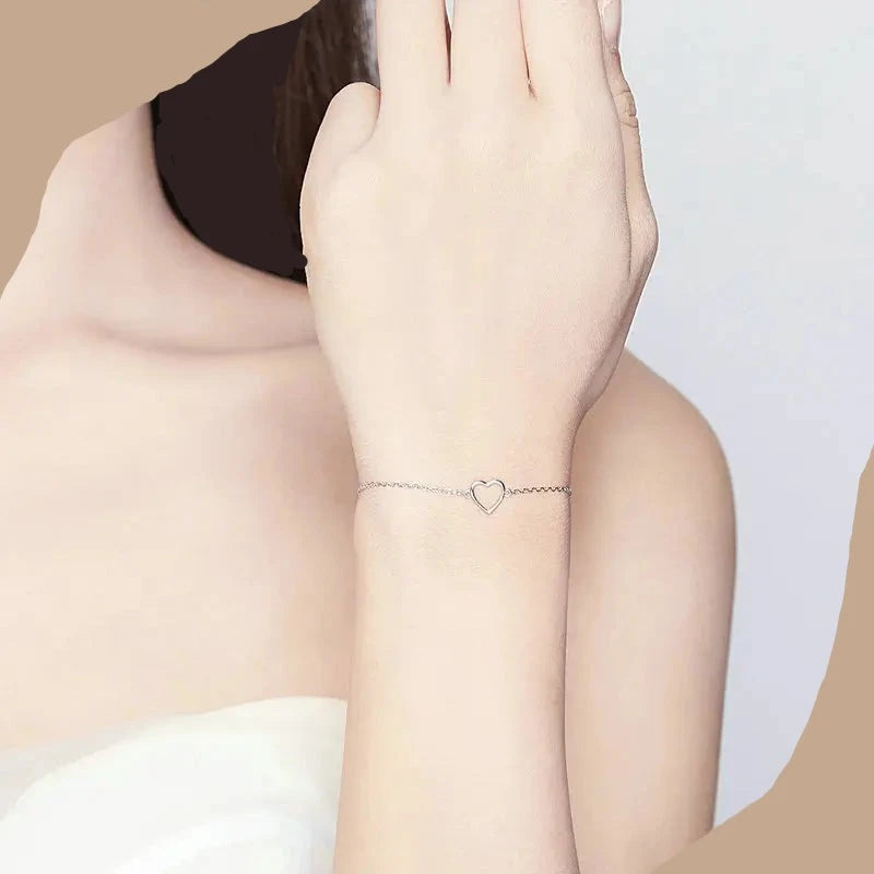 S925 Silver Shape of Love Bracelet