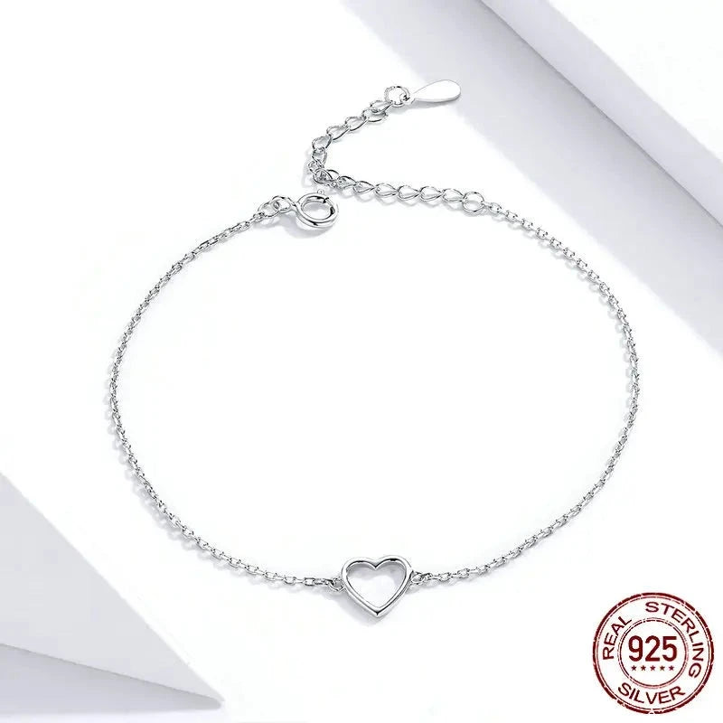 S925 Silver Shape of Love Bracelet