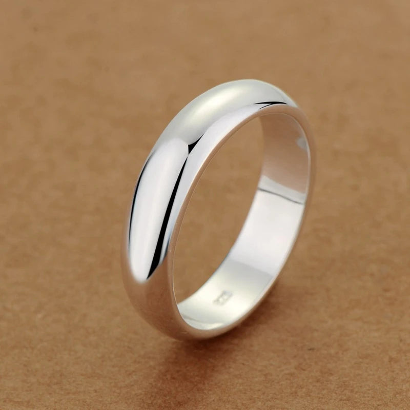 Certified 925 Silver Wedding Ring