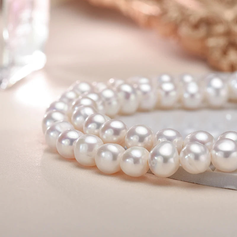 Freshwater Pearl Bracelet with S925 Silver and 3 Sizes
