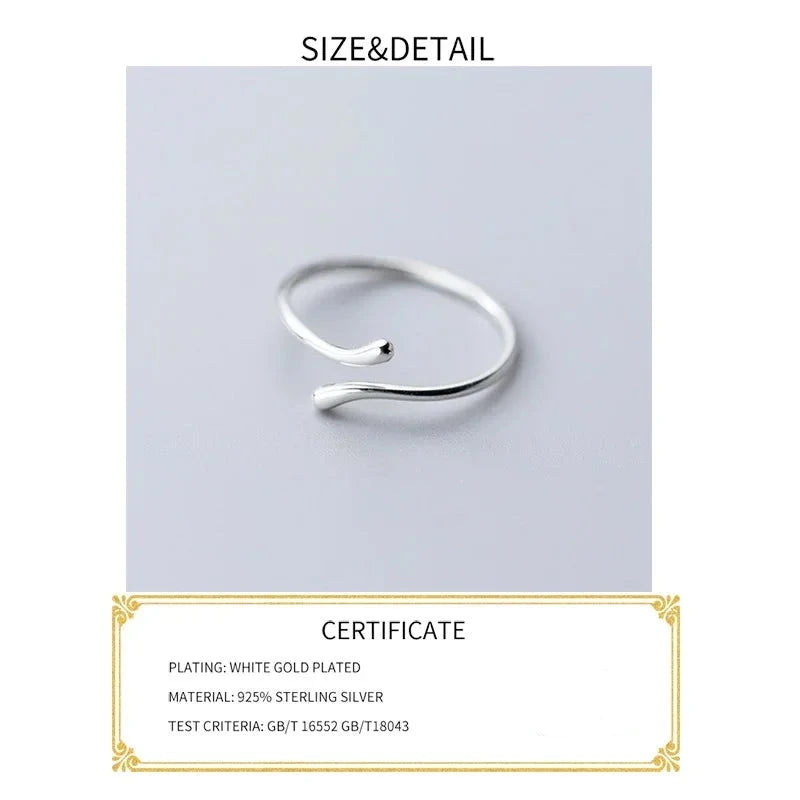 "Simple but Charming" Silver Ring