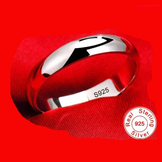 Certified 925 Silver Wedding Ring